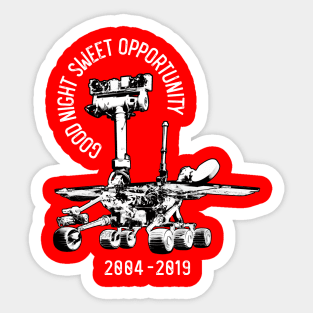 Mars Rover Opportunity Sticker